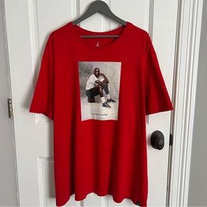 Air Jordan Men's Retro 3 III Photo Red T-Shirt